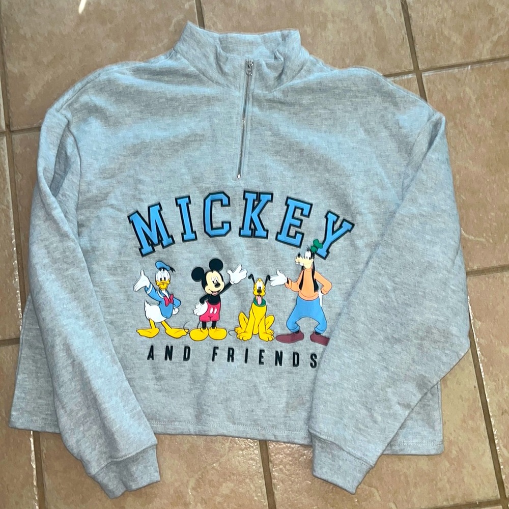 Cropped Disney Juniors Sweatshirt